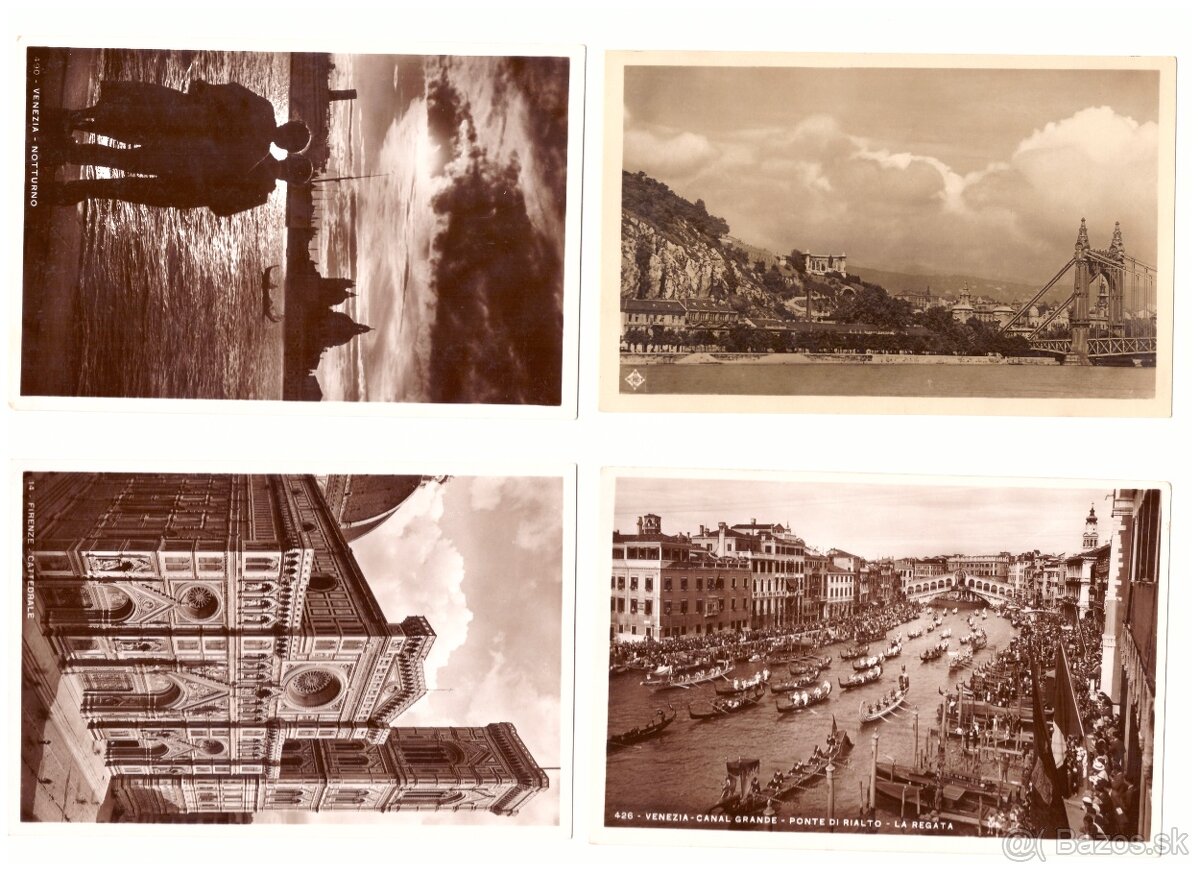 Pohľadnice Európa mix