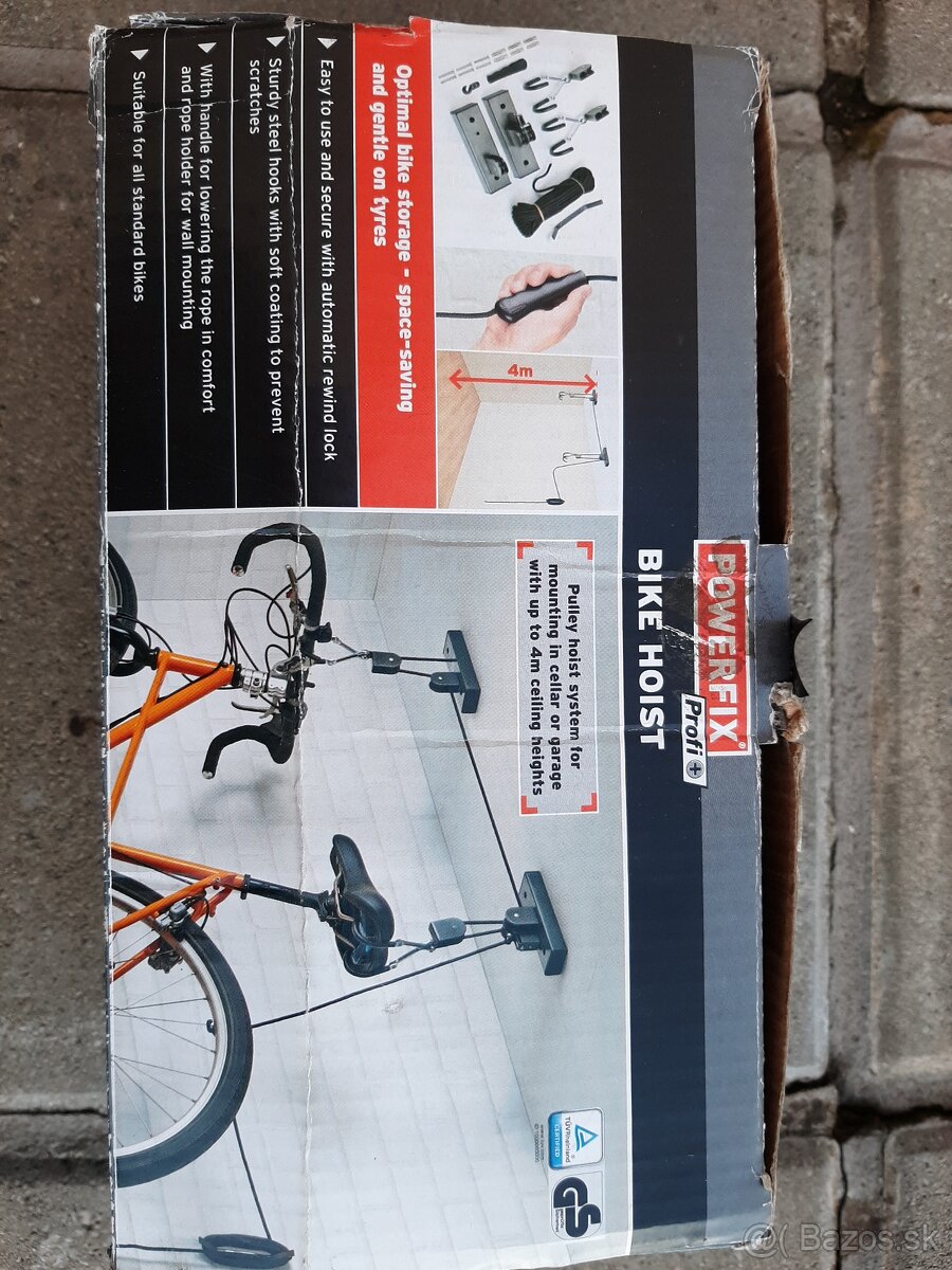 Závesný držiak na bicykel