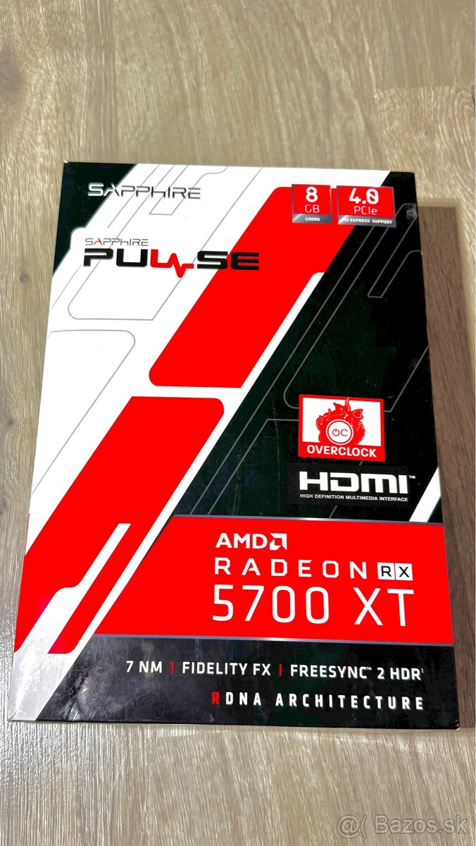 AMD Radeon RX 5700XT 8GB
