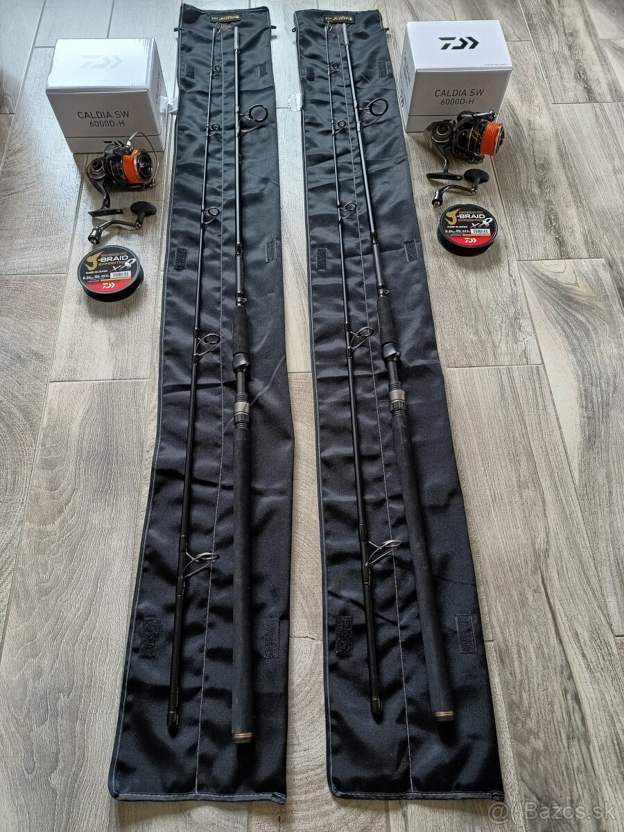Predám Westin W3 Hucho 2nd 8'8" + Daiwa 23 Caldia SW