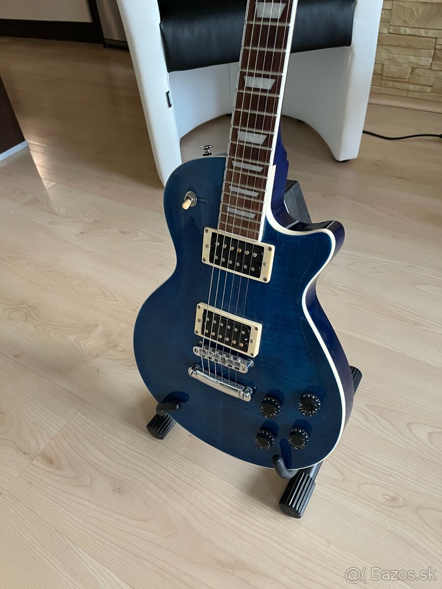 SX EC3H Translucent Ocean Blue Elektrická gitara