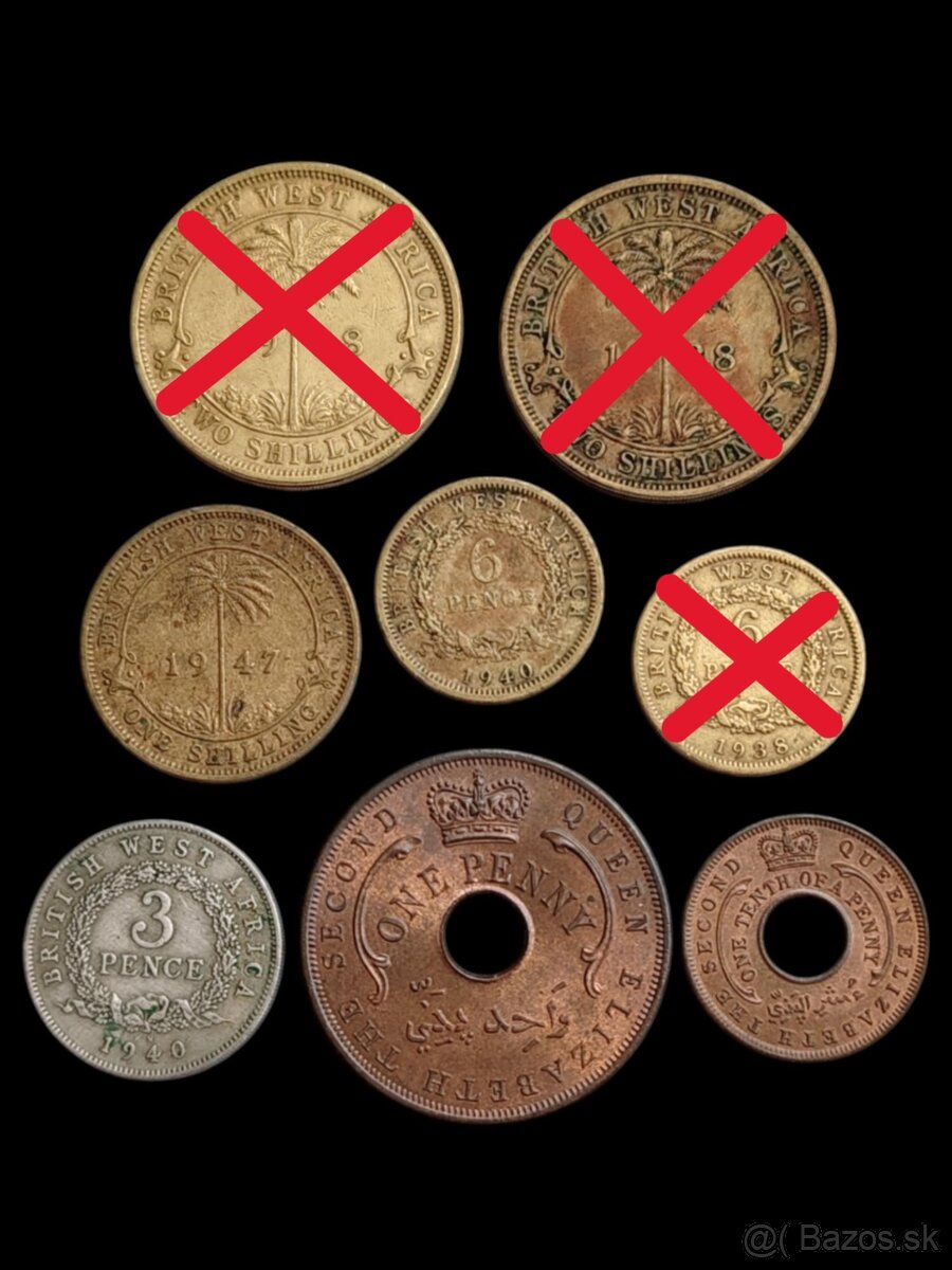 Zaujímavé mince Britských kolónií