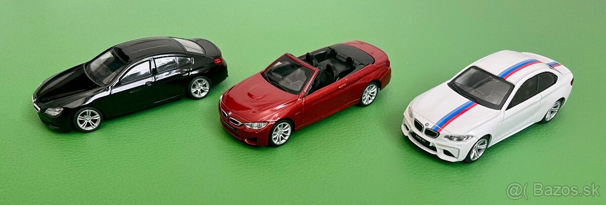 BMW autíčka, 3 ks, Shell edícia