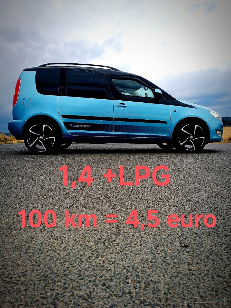 Škoda Roomster 1,4 LPG rok 2012