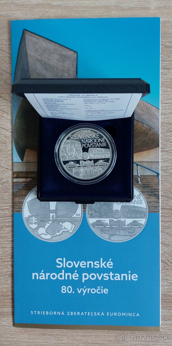 10 Euro Slovensko 2024 SNP proof