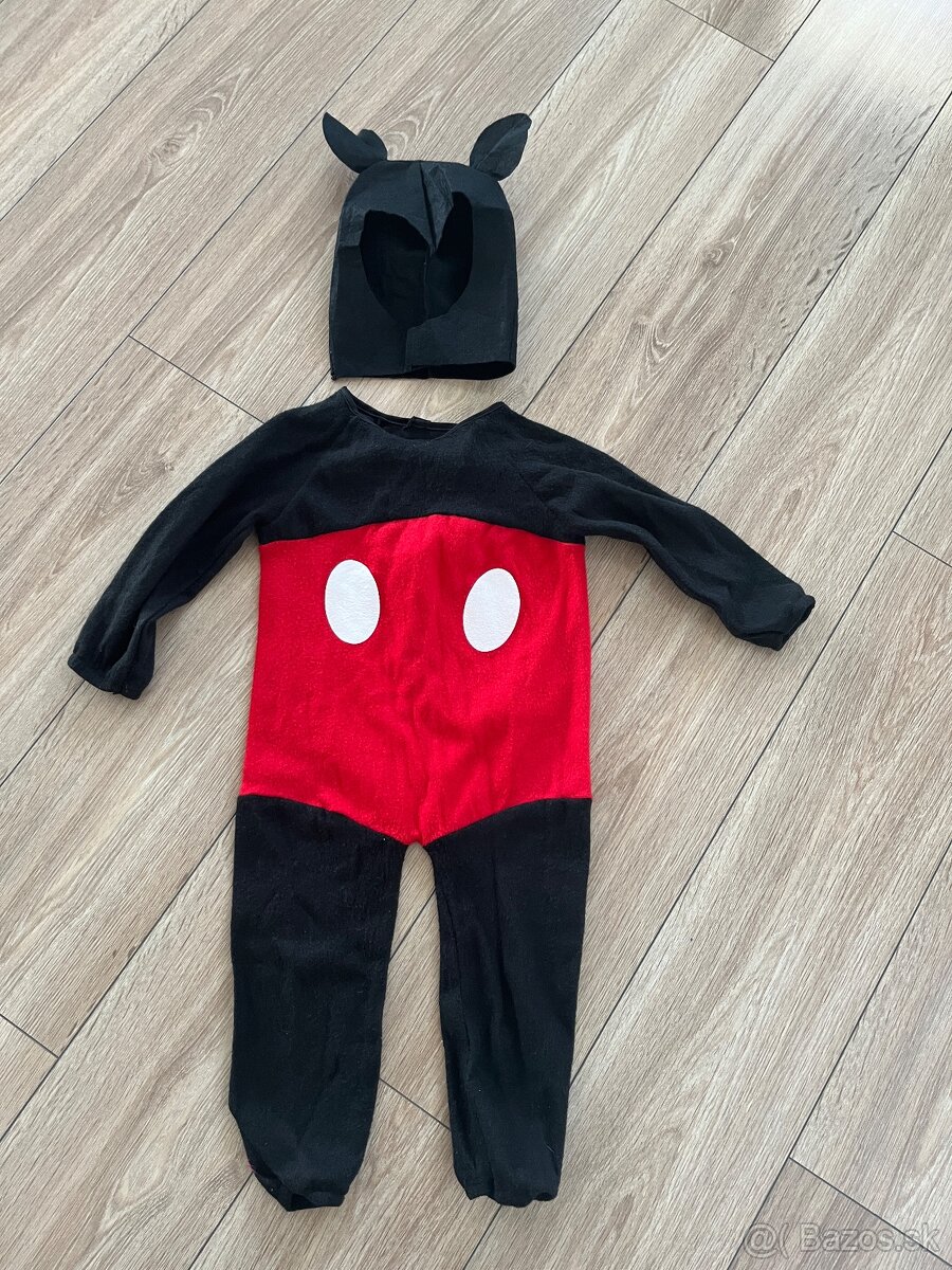 Kostym mickey mouse na maskarny ples / maska