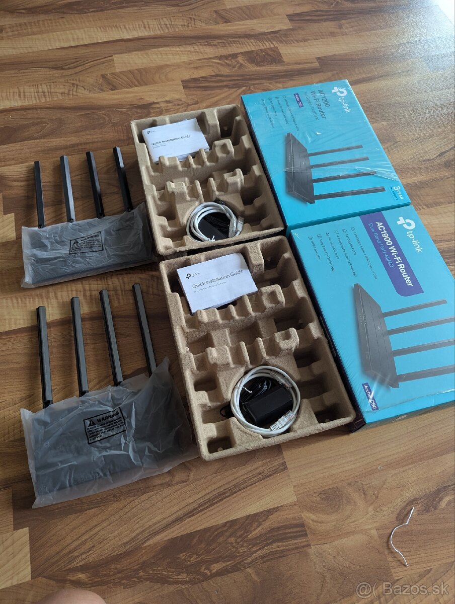 Predám routre TP-Link 1ks 1900 a 1ks 1200