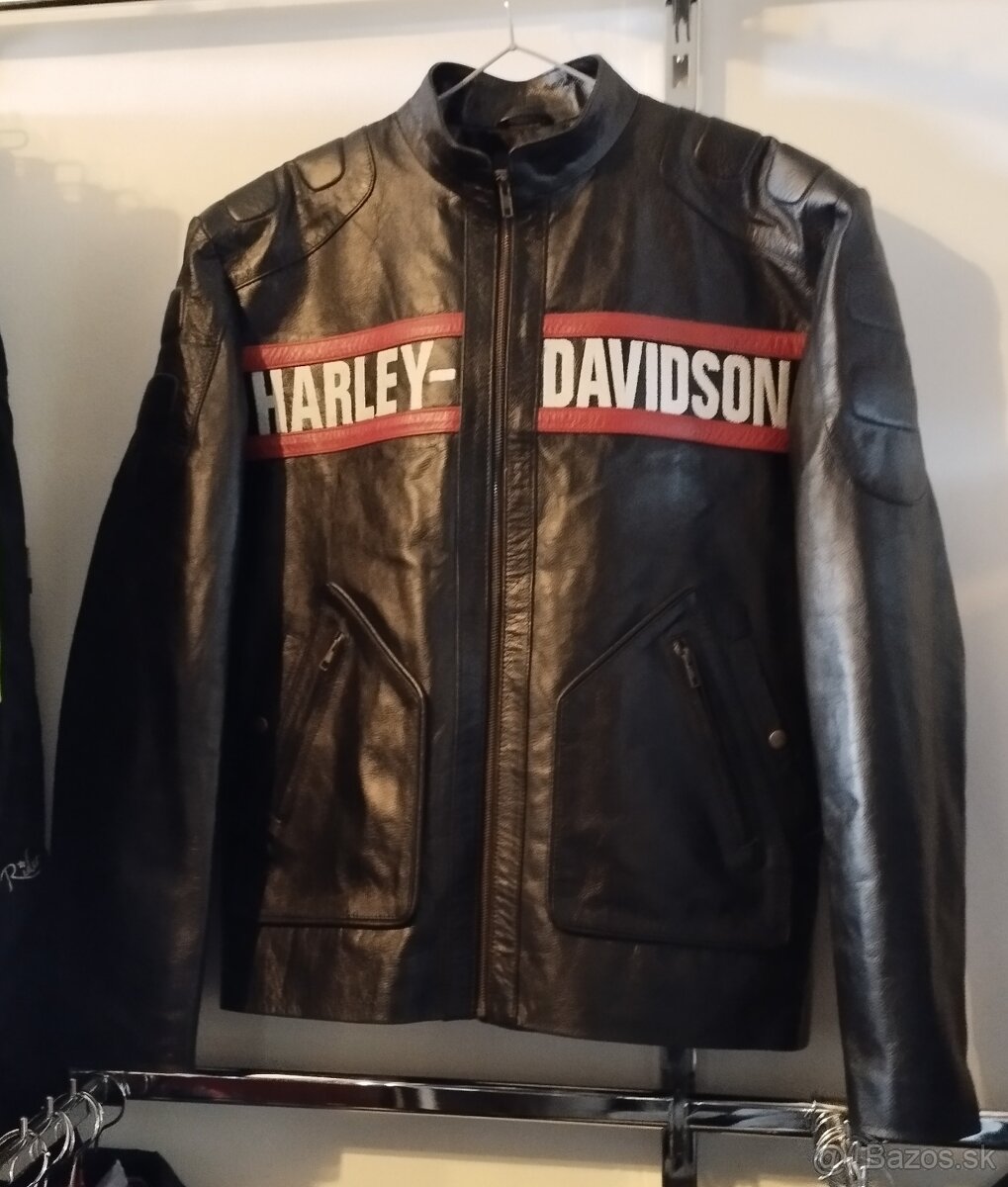 Moto Nová Kožená Bunda Harley Davidson