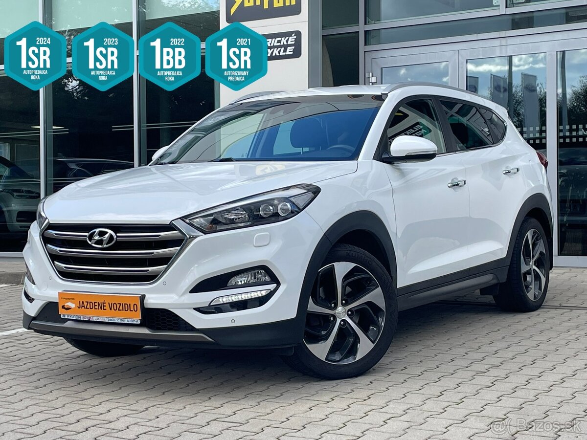 Hyundai Tucson 1,6 T-GDi 4x4 M6 130kW, 2.majiteľ, SR