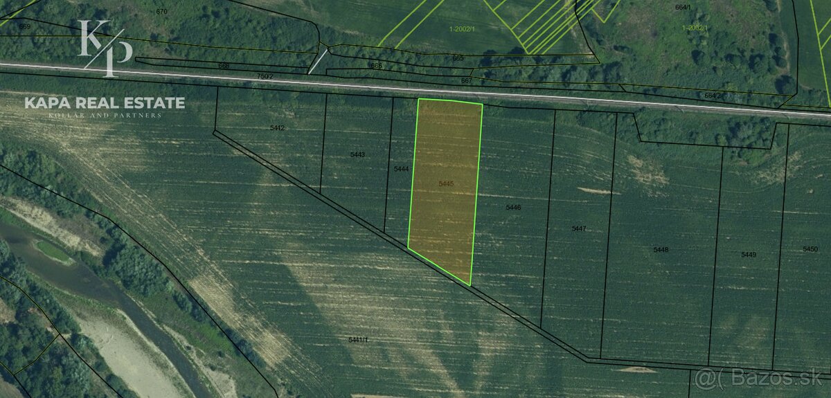 Pozemok na predaj, plocha 4265 m², Veľký Šariš