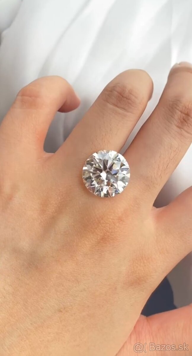 Luxusný briliant 11.65ct ,D, VVS1 s certifikátom