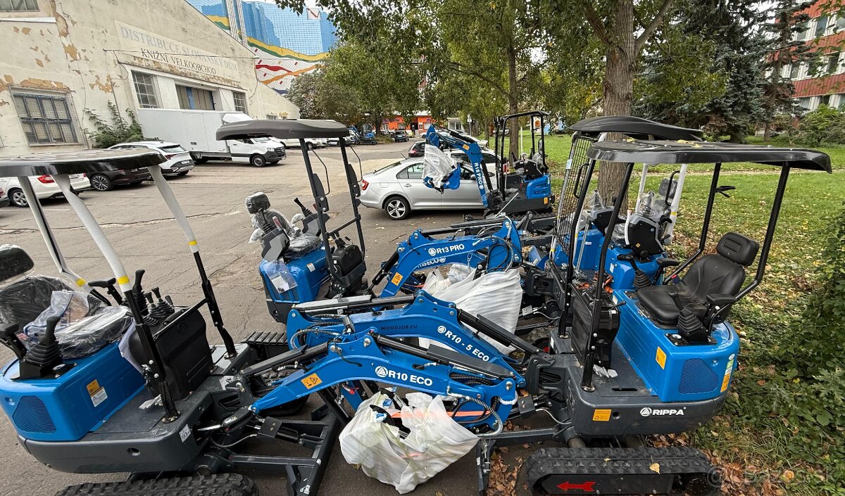 Minibagr RIPPA R15 ECO motor Kubota