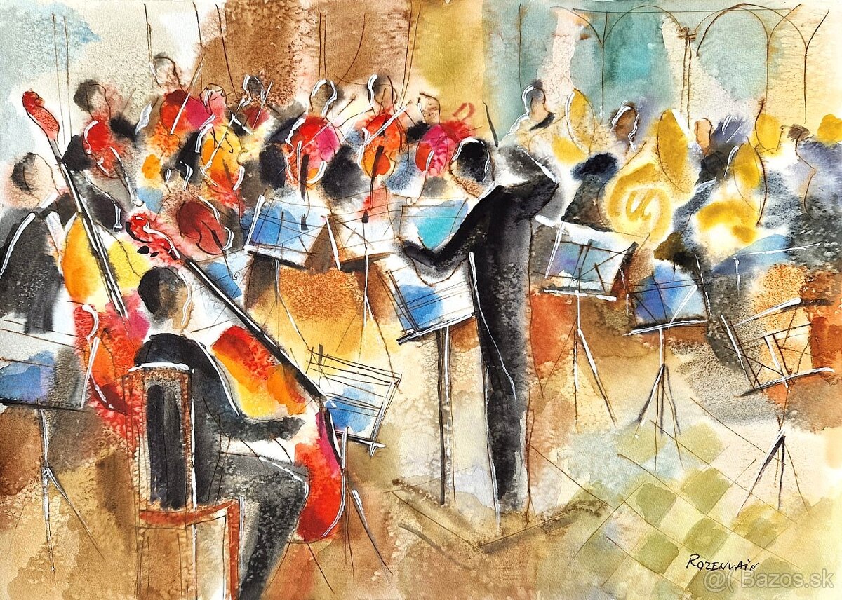 Michael Rosenwein - /Akvarel/ (UNIKÁT) - figurat.impressio.