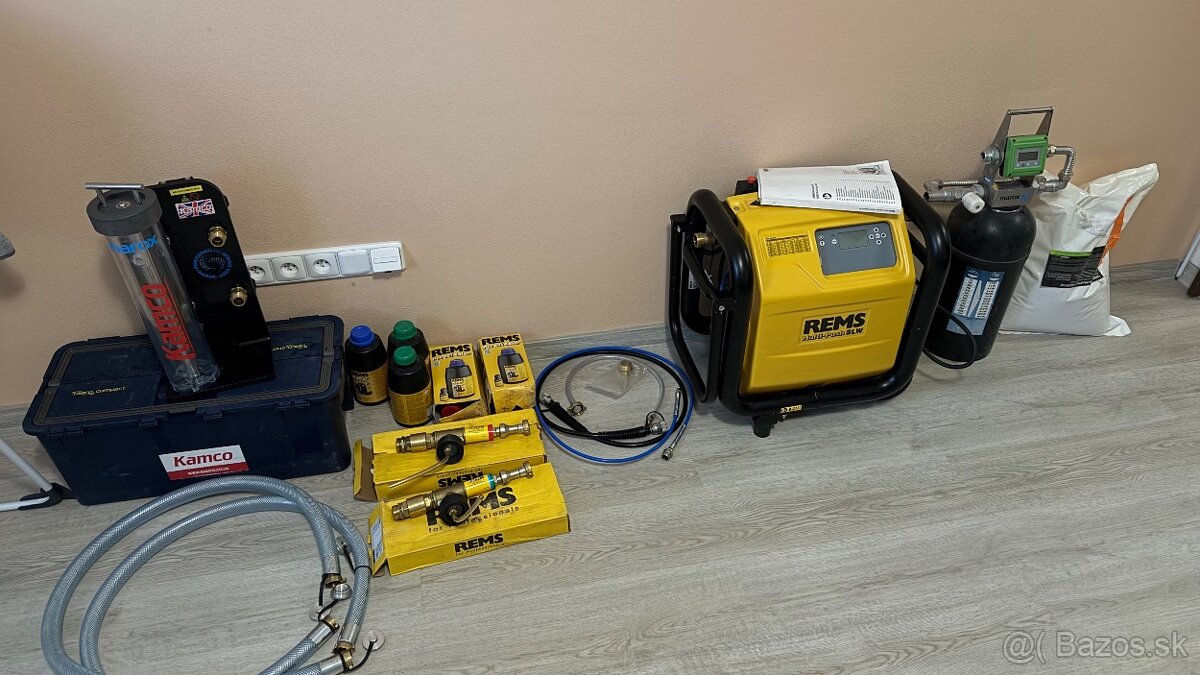 Predám kompletnú sadu na čistenie a údržbu vykurovacích syst