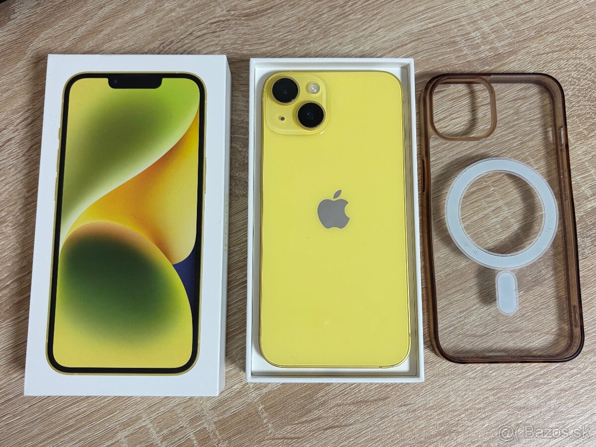iPhone 14, 128GB, Yellow
