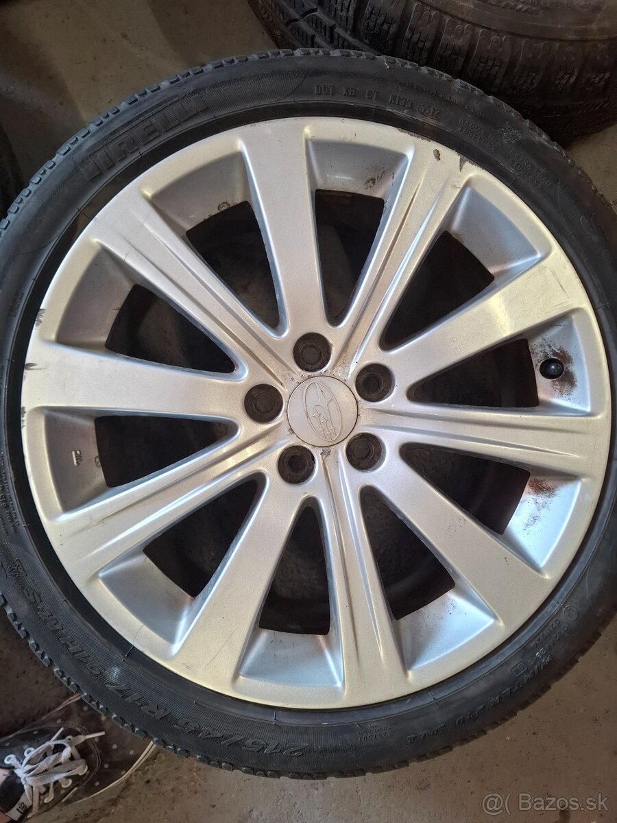 Hliníkové disky originál subaru r17