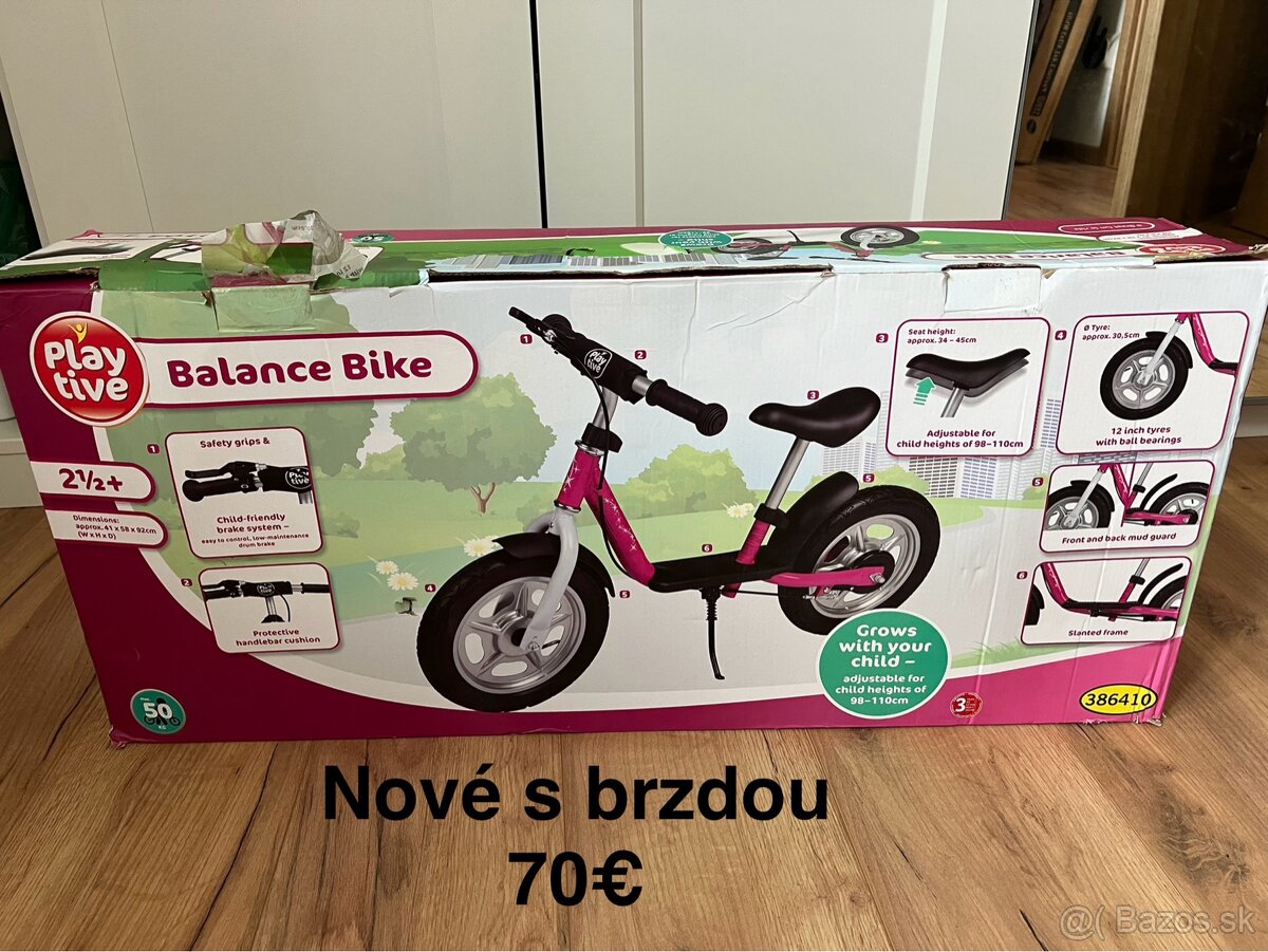 Nové detské odražadlo kovové pd 2,5 roka nové