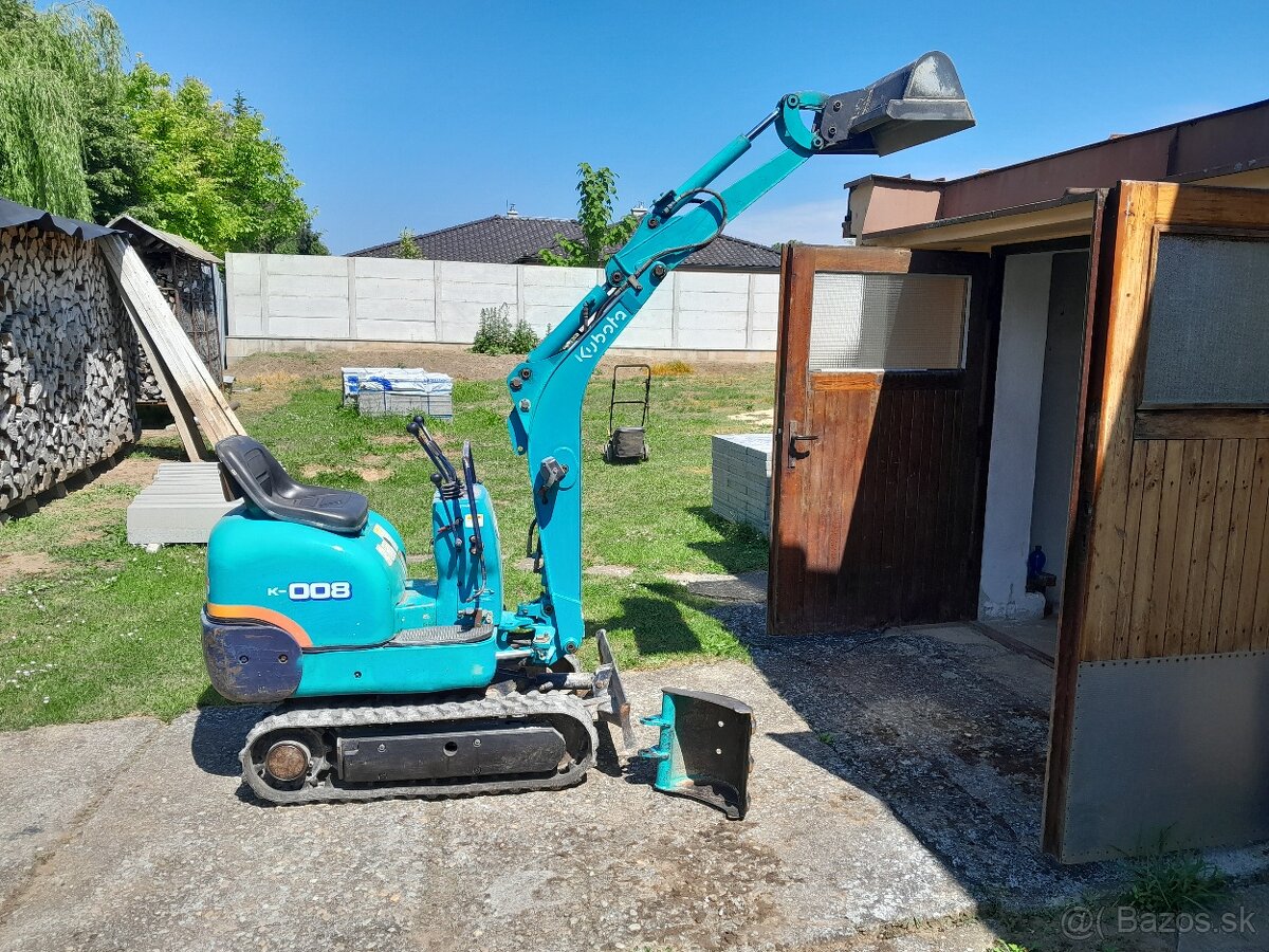 Predam mini bager Kubota 008