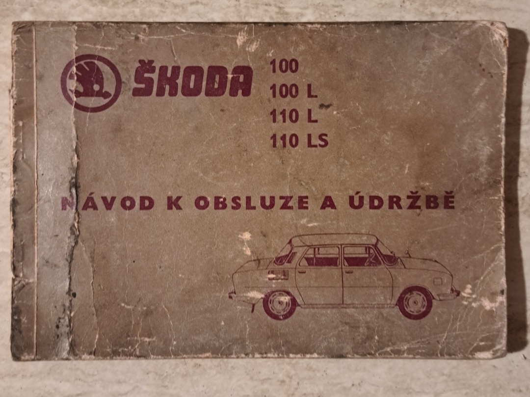 Návod k obsluze a údržbe Škoda 100,100L,110 L,110LS,