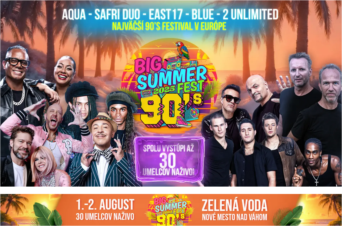 BIG SUMMER FEST 2 vstupenky