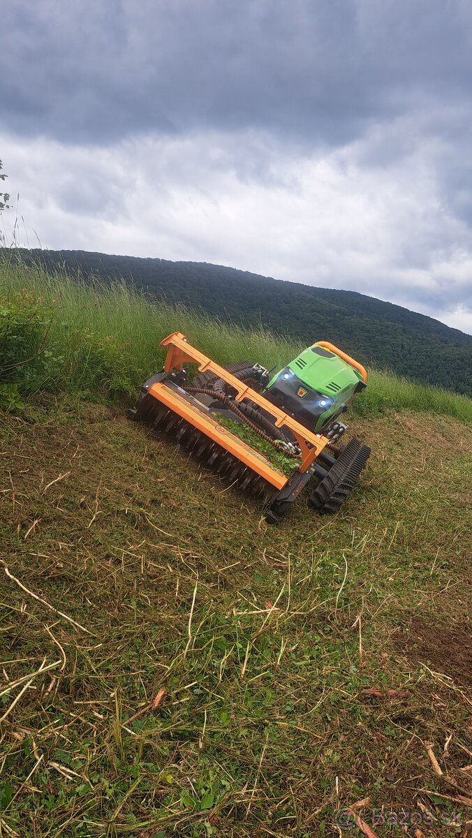 Čistenie pozemkov green climber svahova kosačka
