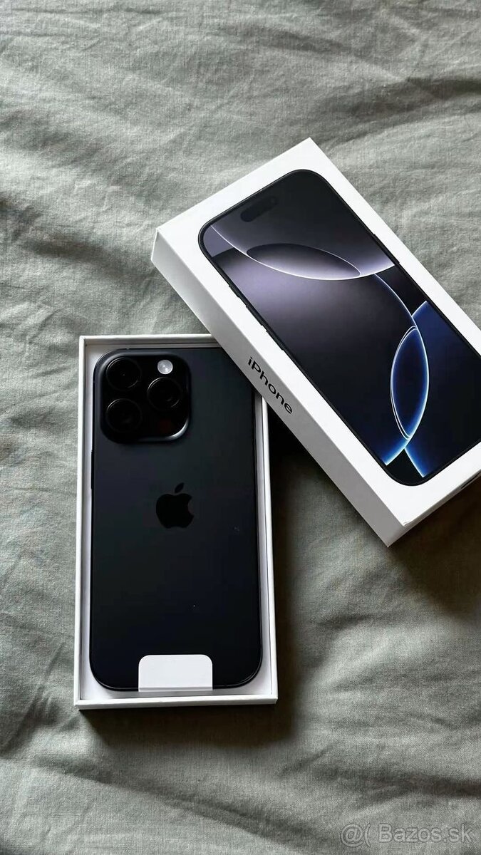iPhone 16 Pro 128GB Black Nový Neaktivovaný