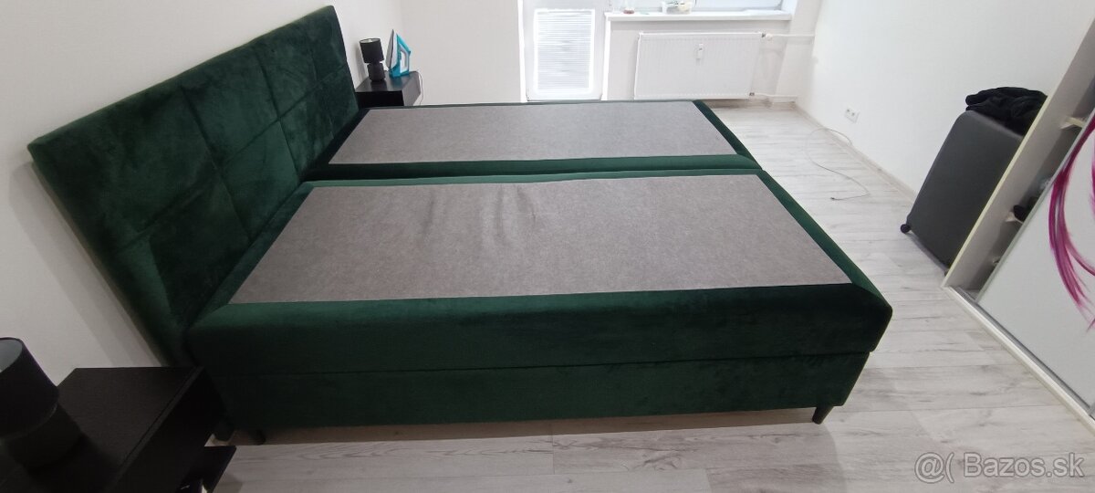 Boxspring postel