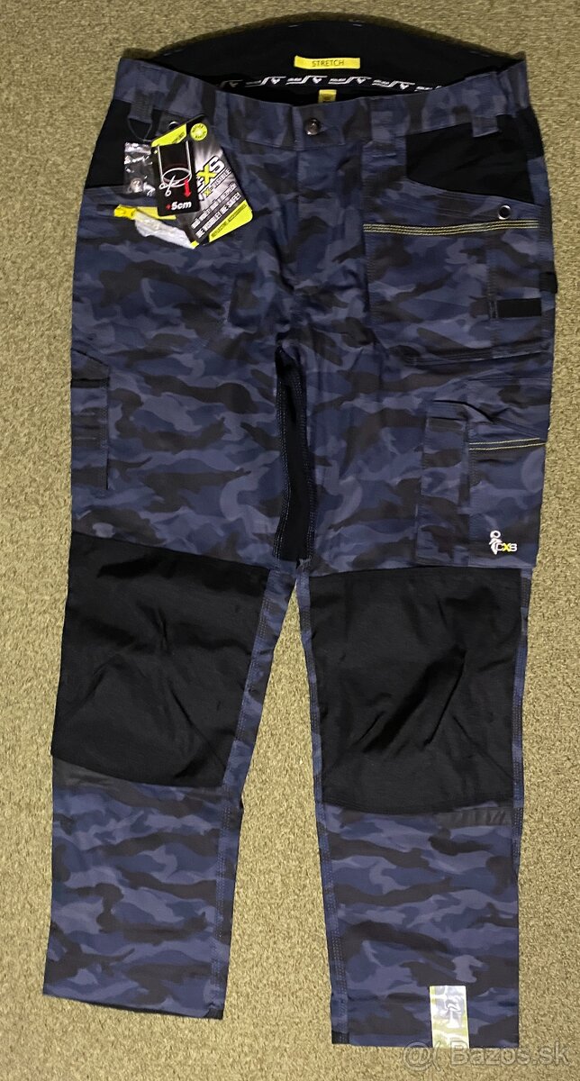 Nohavice CXS STRETCH, pánske, maskačové modré, veľ. 54
