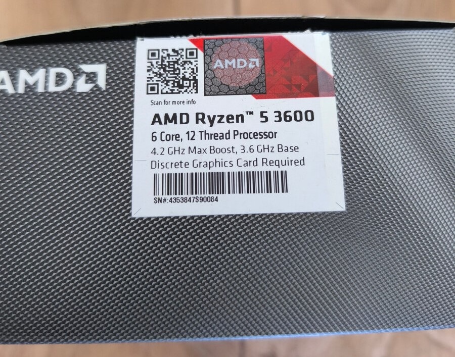 AMD Ryzen 5 3600 – 6 jadier / 12 vlákien