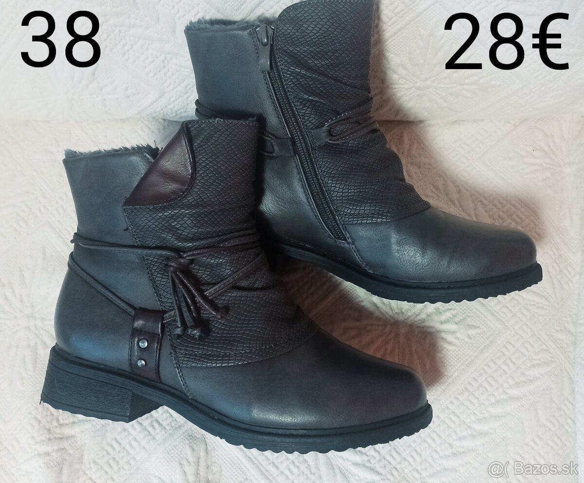 Dámska obuv rôzne veľkosti 37/38