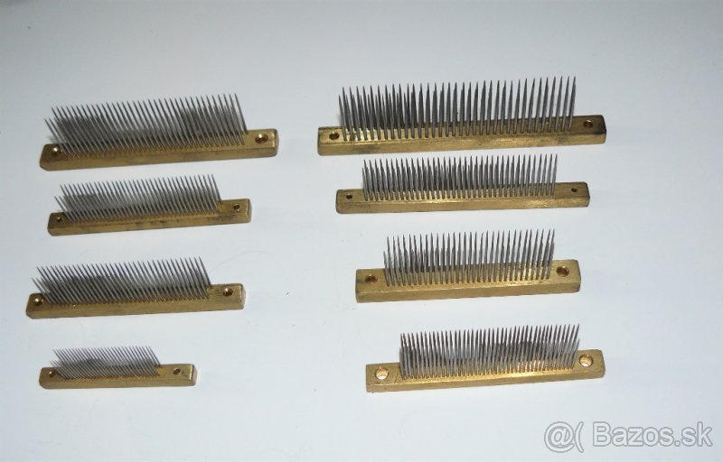 GILL HŘEBENY nejen  pro POSUKOVACÍ STROJE (mosaz)