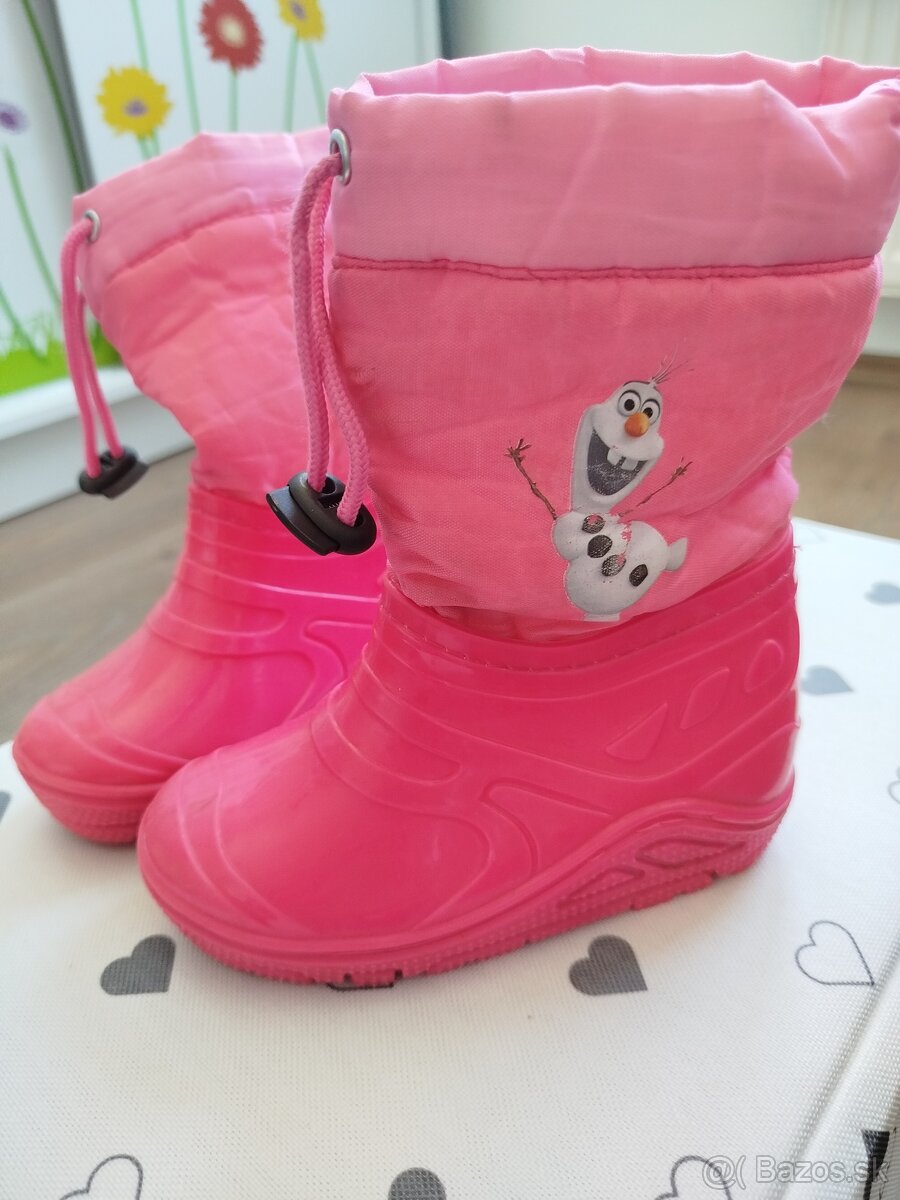 Detské zateplené čižmy 25