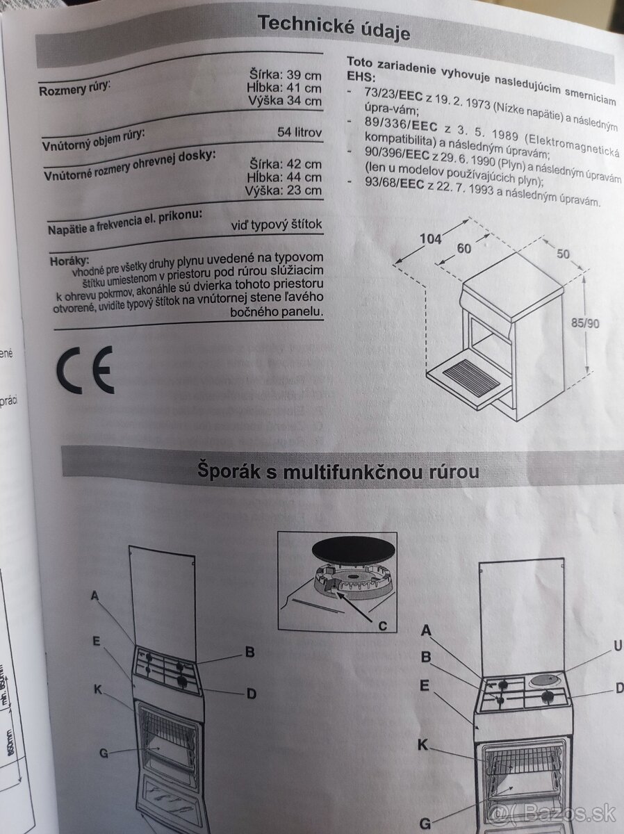 Kombinovany sporak Indesit