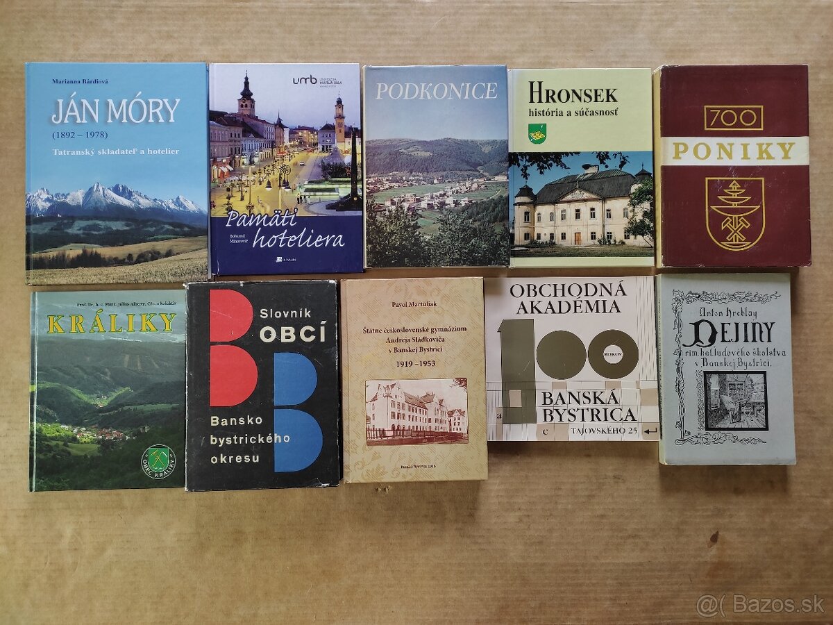 Knihy Banská Bystrica a okolie 3