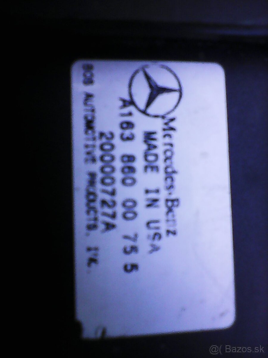 PLATO MERCEDES ML 2000-2005