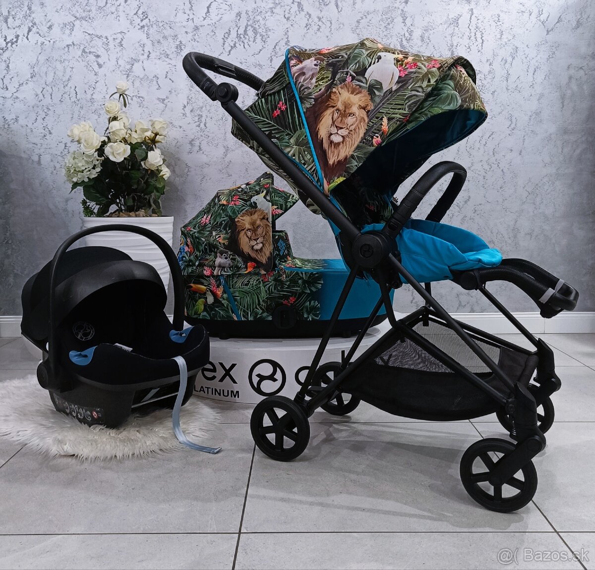 LUXUSNÝ CYBEX MIOS MATT BLACK DJ KHALED TROJKOMBINÁCIA