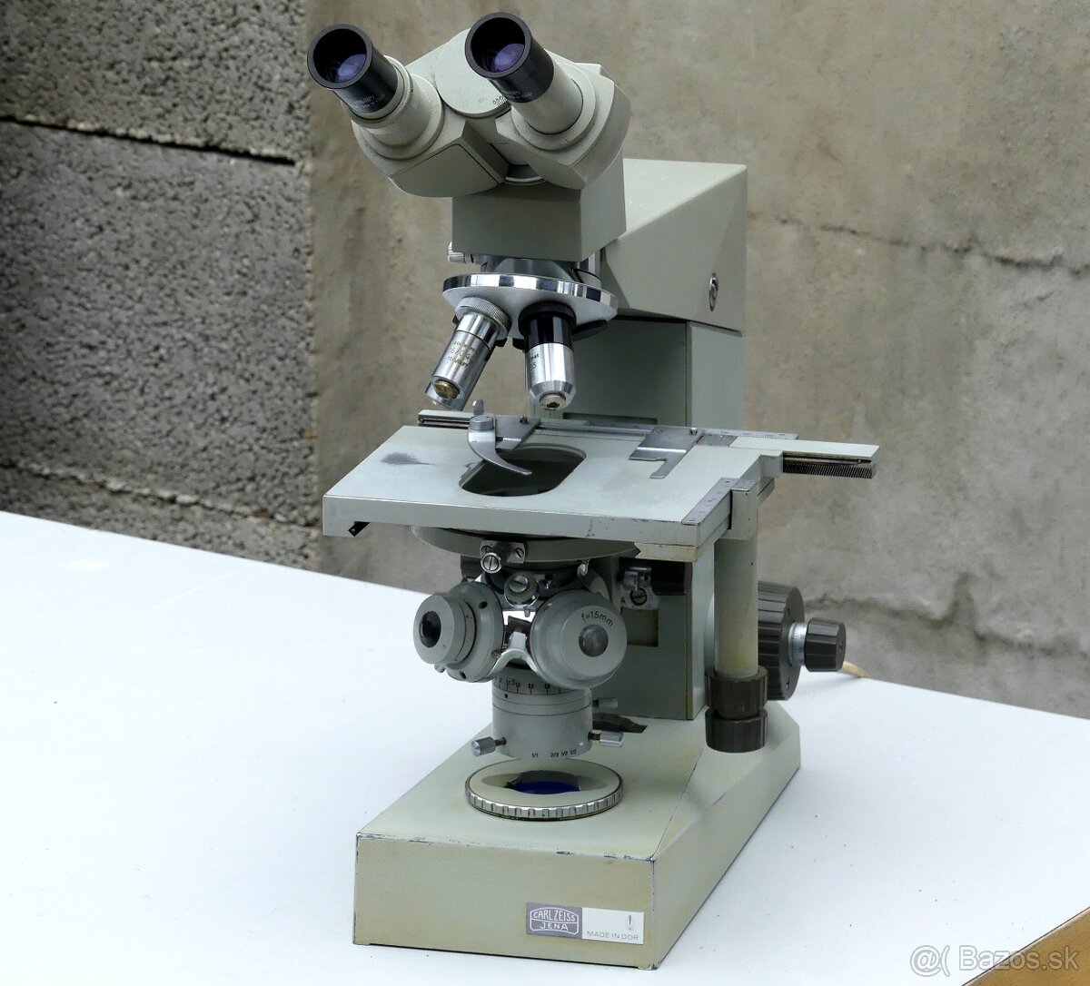 Mikroskop Carl Zeiss Jena Amplival s osvetlením