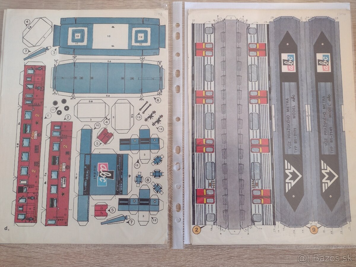 Vystrihovačky, papierové modely 1