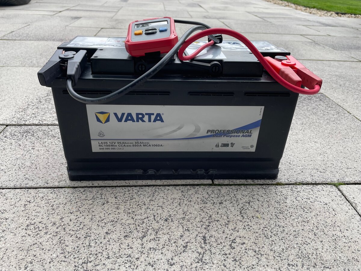 Trakčná batéria Varta Professional DP AGM 12V 95Ah 850A