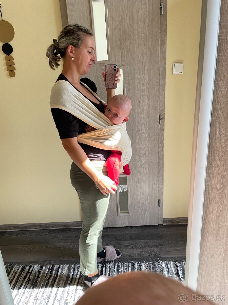 Šatka na nosenie detí Minu baby wrap