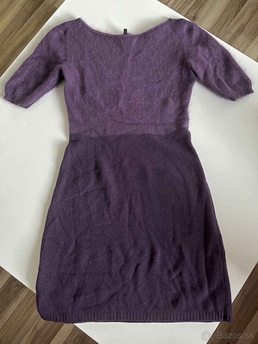 Fialove par krat vzate saty zn. Benetton, vel. 36
