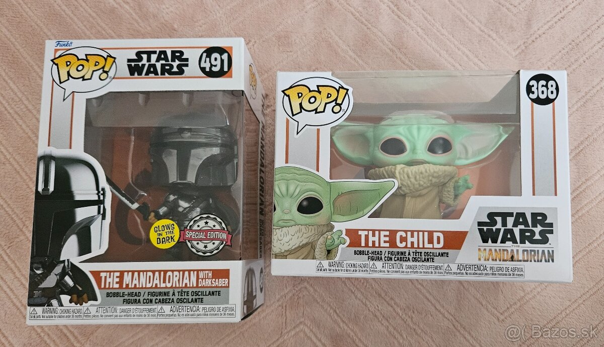 Funko Pop Star Wars The Mandaloria 491 GITD The Child 368