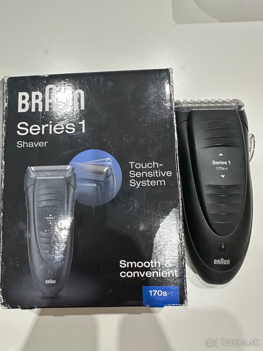 holiaci strojček na fúzy Braun Series 1 170s