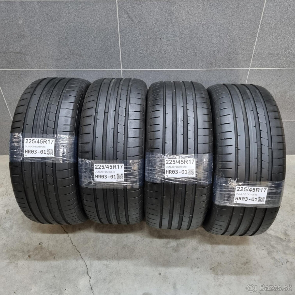 Letné pneumatiky 225/45 R17 DUNLOP DOT0618