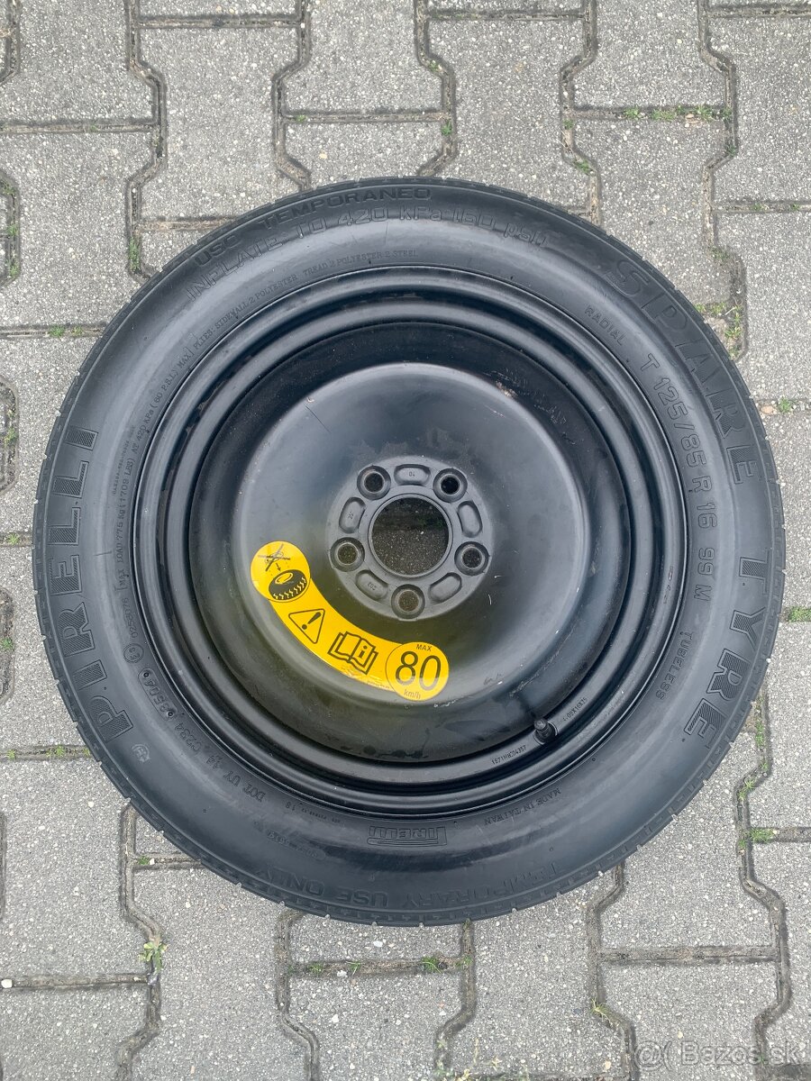 Dojazdové koleso 5x108x63,3 mm