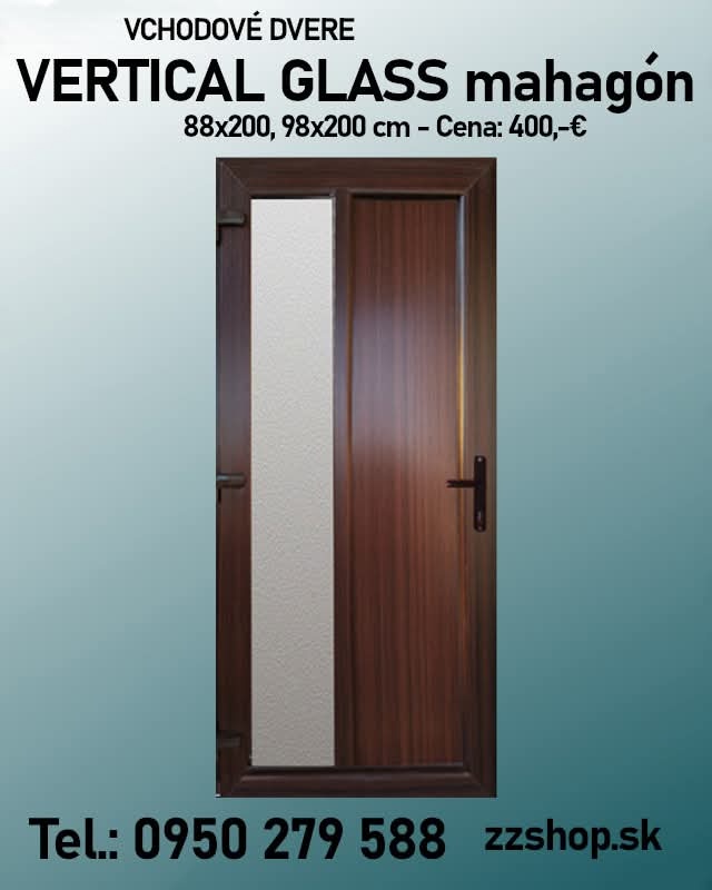 PVC vchodove dvere VerticalGlass