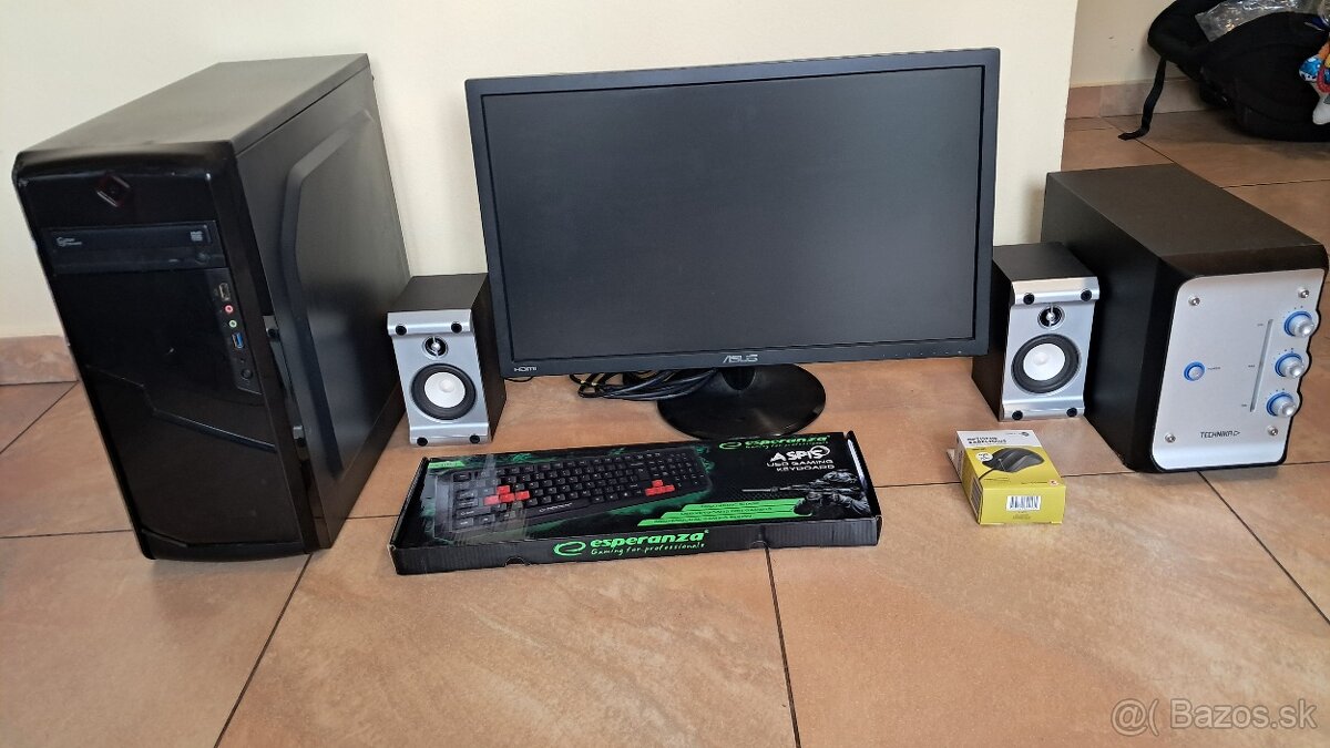 Herný počítač na medium/low detail hranie