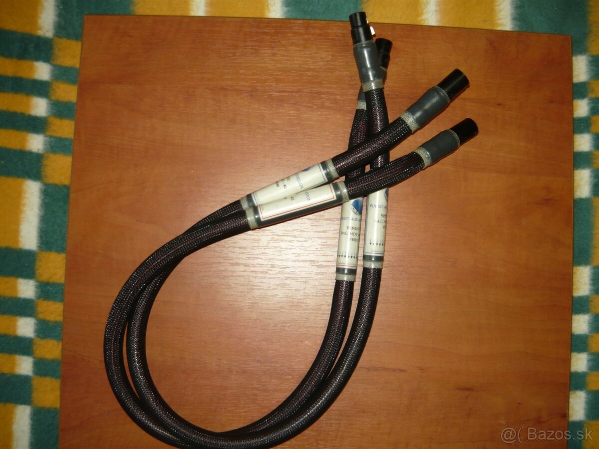 Purist Audio Design , HIGH END , kábel XLR , 1m dlhý