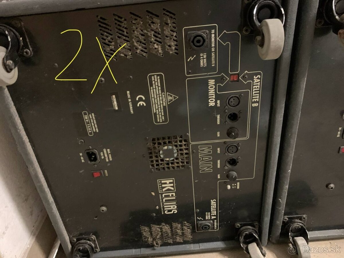 HK Audio reprosústava – kompletný set