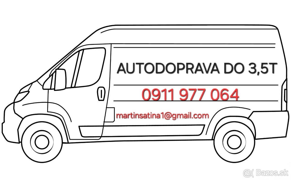 Ponukam Autodopravu do 3.5 T